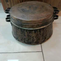 دیگ مسی قدیمی سالم