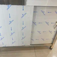 میز کار استیل کابینت استیل  نو داخل طبقه داره