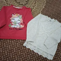 لباس دخترانه شلوار جین بلوز شلوار ۳ و۴سال،بچه گانه