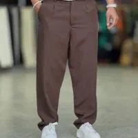 شلوار پارچه ای نیم بگ