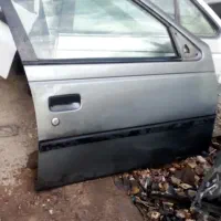درب نقره پژپارس رنگ فابریک جلو و عقب کامل