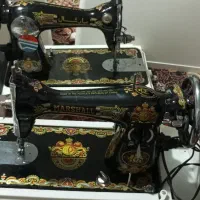 دو عددچرخ خیاطی مارشال نو یکی برقی یکی دستی سالم