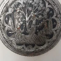 سینی مسی قلم زنی