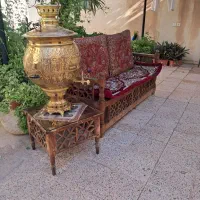 سماور برنجی گازی