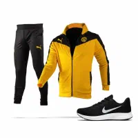 پکیج ست سوییشرت شلوار دورتموند مردانه مدلBVB09