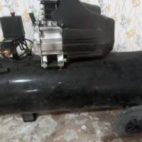 فروش 2 عدد بتن کن، پمپ باد (رنگ)، دستگاه بلوک زن
