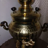 سماور برنجی زغالی سنگین