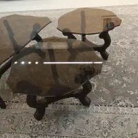 میز پذیرایی زرگ و دو عدد کنار مبل