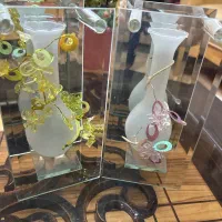 گلدار خاص کار شده آینه ای