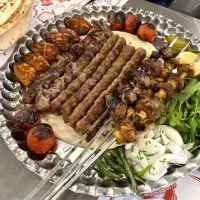 کباب پز کباب زن جگرکی کبابی