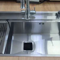 سینک باکسی 2پله ضخامت 1با عمق 25