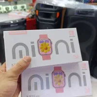 mini kw 92 صورتی 3 بند ساعت هوشمند تمام آمولد