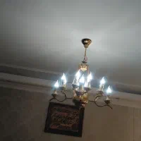 لوستر آب طلا خورده