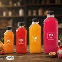 بطری پلاستیکی و شیشه ای