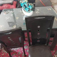 میزغذاخوری همراه4صندلی چوبی در حد...