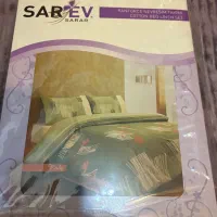 کاور لحاف نخ پنبه سبز رنگ برند sarev ترکیه‌