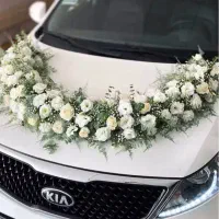 ماشین عروس و دسته گل عروس طراحی خاص و شیک