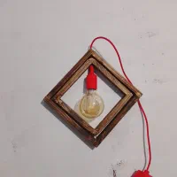 لوستر چوبی