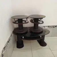 عسلی و میز تلویزیون هردو کاملا سالم