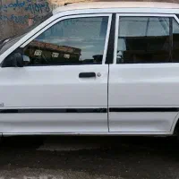 ماشین پراید سفید