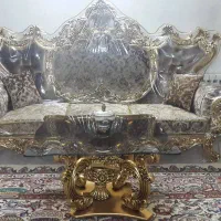 مبلمان سلطنتی ۱۰ نفره همراه با میز نهارخوری ۸ نفره