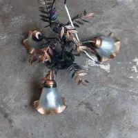 لوستر سه شاخه مدل گل لاله
