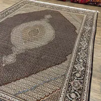 فرش ۱۲ متری طرح ماهی سورمه ای