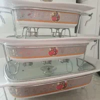 سه عدد ظروف وارمردار