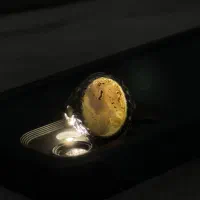انگشتر عقیق سلیمانی نقره