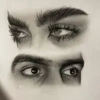 چهره سیاه قلم فقط۴۰۰تومان
