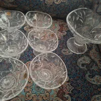 میوه خوری  کریستالی دو تکه