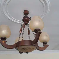 لوستر چوبی ( بسته دو عددی )