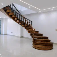 پله چوبی   پله دوبلکس
