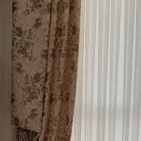 دستک پرده ترک دوعدد رنگ نسکافه ای مناسب جهیزیه