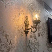 دو عدد دیوارکوب کریستالی