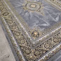 فرش دودی فیلی کرم طوسی