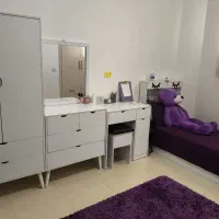 سرویس خواب تک نفره کودک و نوجوان 5 تیکه همراه تشک