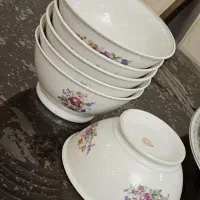 ۶عدد کاسه روسی عتیقه