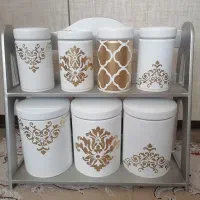 پاسماوری هفت تکه همراه با استند چوبی