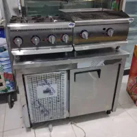 گریل گاز فریزر میزکاری درحدنو