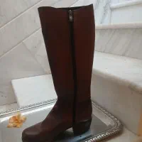 چکمه چرمی درجه یک در حد نو