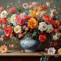 تابلو‌ بوم‌چاپی گل