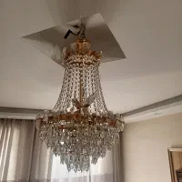 دوعدد لوستر کریستال