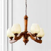 لوستر چوبی مدل کلاسیک