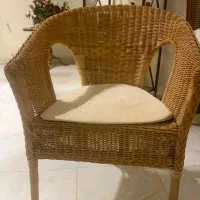 صندلی حصیر و چوب ایکیا