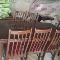 میز نهار خوری ۸ نفره نراد به همراه ۷صندلی