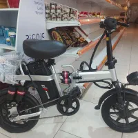 دوچرخه برقی دونفره تاشو حرفه ای شارژی ۸کمک فنره