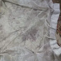 پرده سفید شیشه ای