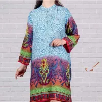 تونیک هندی و بلوز نخی بسیار خنک