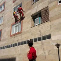 پیچ رولپلاک رنگ آمیزی شستشوی نمابدون داربست باطناب